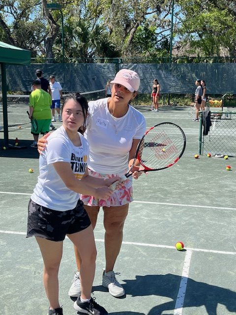 Martha Lopez, PTR-certified tennis coach in Sarasota, Florida